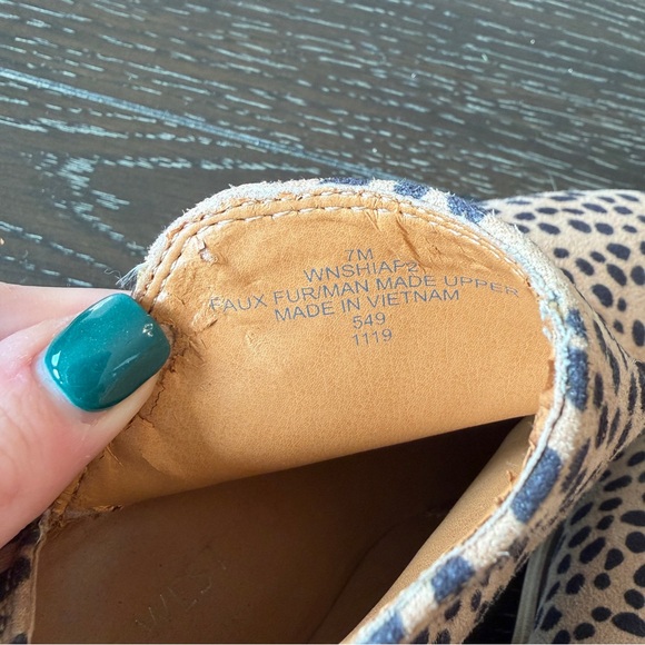 NINE WEST | Leopard Split Ankle Booties‎ Size 7 - Picture 6 of 7